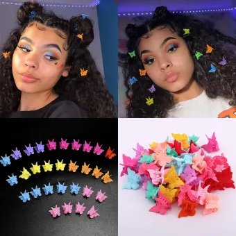 colored hair clips for kids