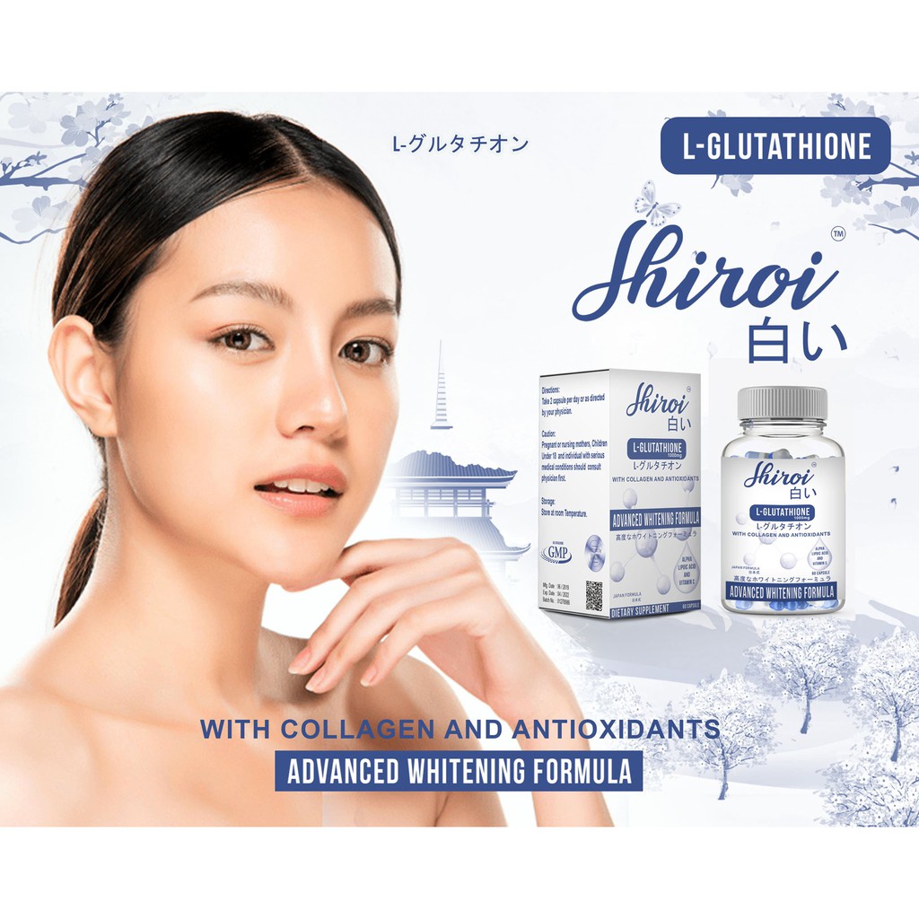 shiroi glutathione    Shiro Ultra Whitening Glutathione is  formulated as Advanced 10X Skin Whitening, More Radiant Skin, Anti-aging,  Hair, Skin and Nails Formula, Potent Anti-oxidant, Liver Cleanser. Yen  International Aesthetics