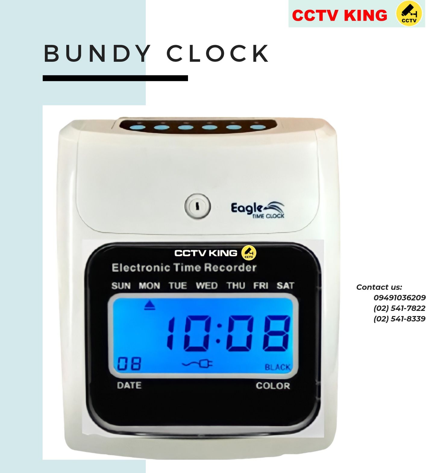 EAGLE TIMECLOCK NT3300 Time Recorder Time Attendance Time Keeping