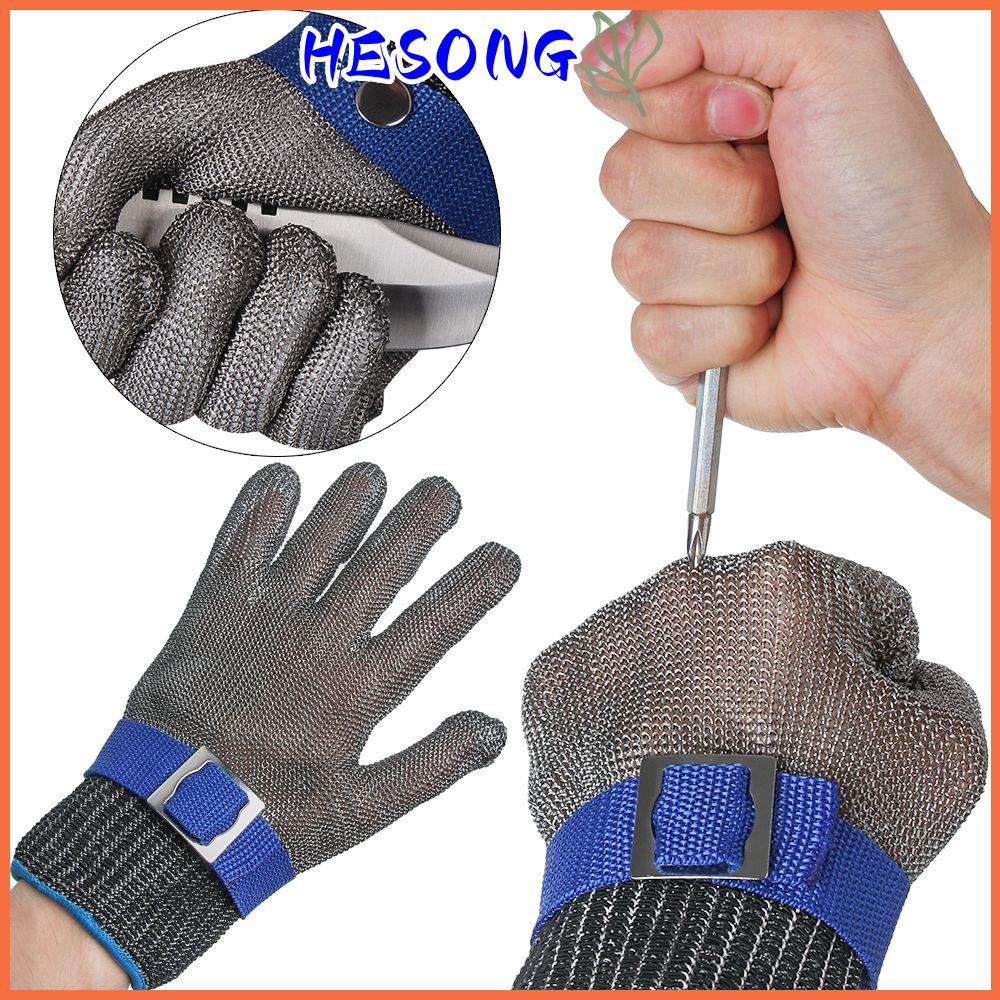 1PC Gloves Safety Cut Proof Stab Resistant Glove Stainless Steel Metal Mesh  Butcher Gloves