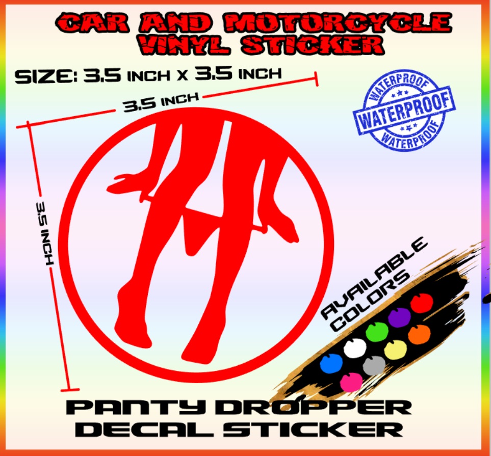 Panty dropper sticker logo decals Lazada PH