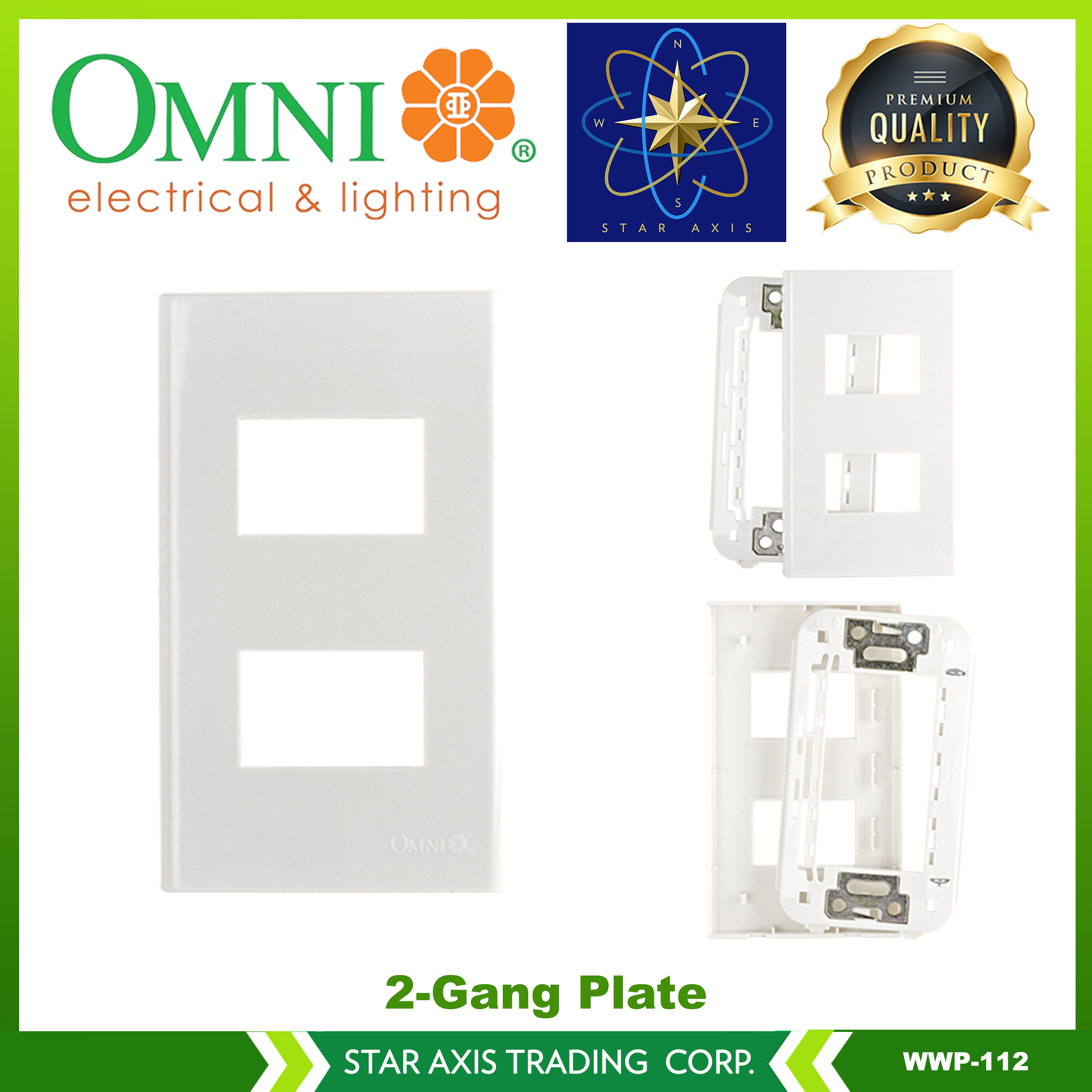 Omni 2Gang Plate WWP112 Lazada PH