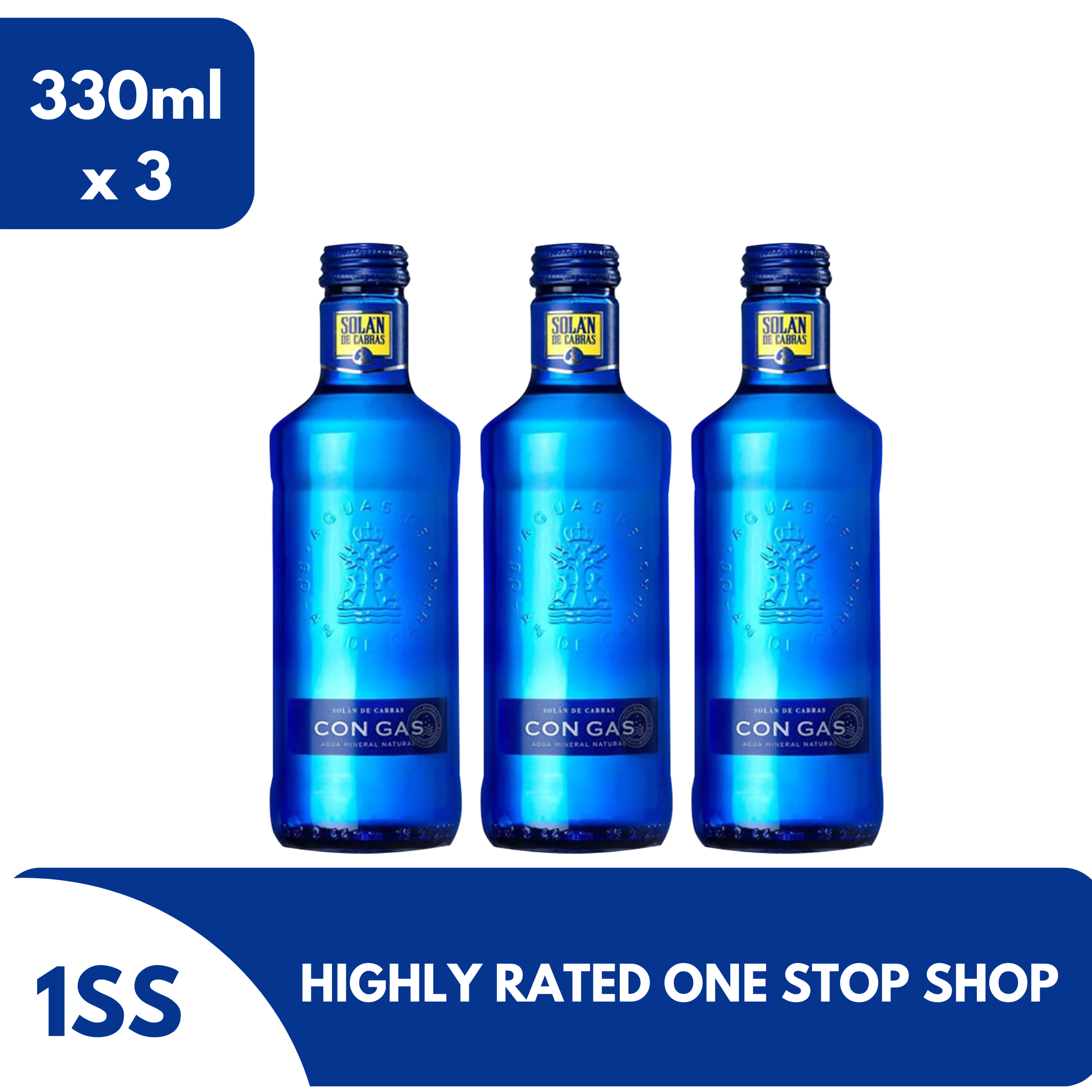 Solan De Cabras Sparkling Mineral Water, 330ml set of 3 | Lazada PH