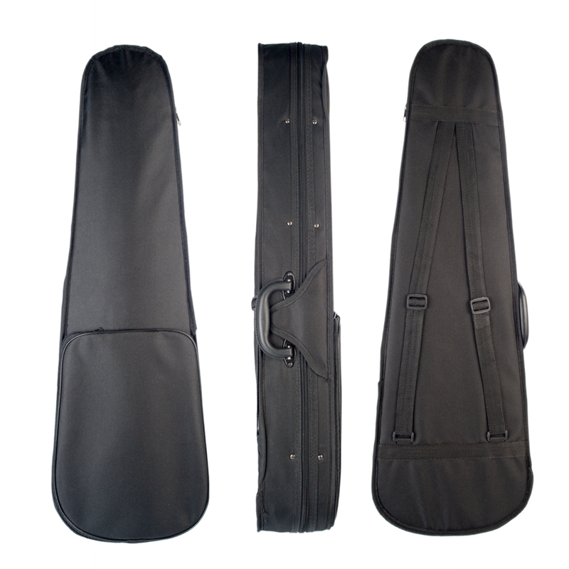 Violin Case Size Professional Triangular Shape Violin Hard Case Yellow Inside Violin Parts