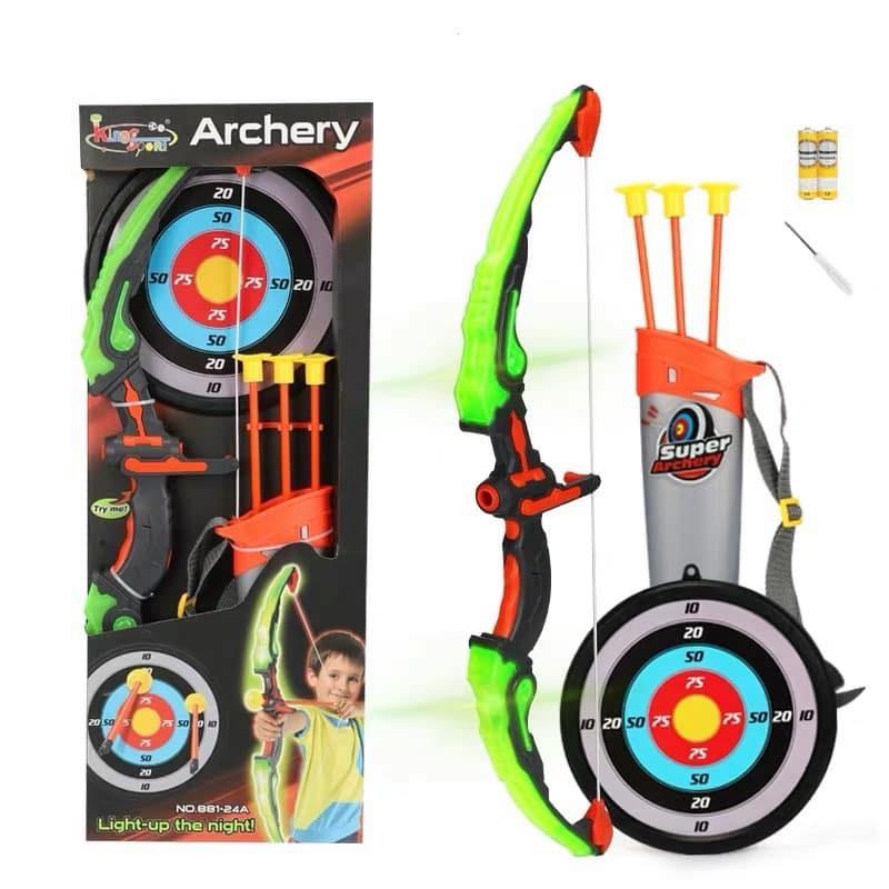 Rfgfd Bow and Arrow Set for Kids Archery Set Children Outdoor Sport Shooting Game with Bow and Suction Cup Arrows for Boys and Girls Aged 4 Years and Older