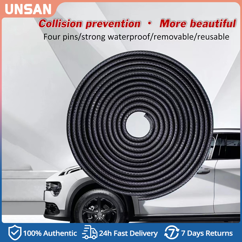 UNSAN Car Door Edge Scratch Protector，5 Meters Car Door Edge Protector