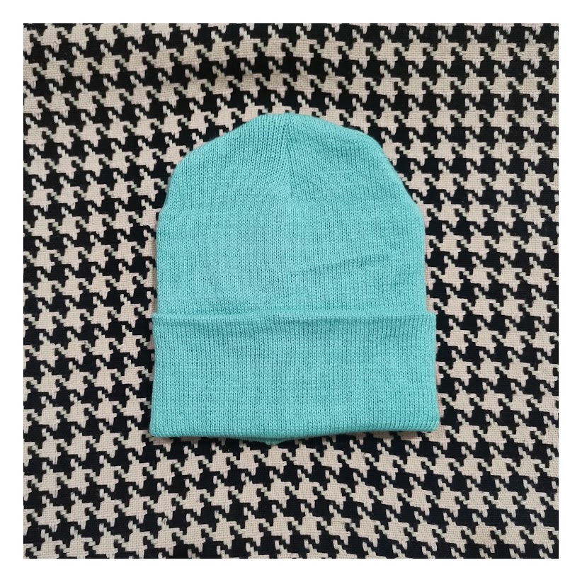 baby blue beanie