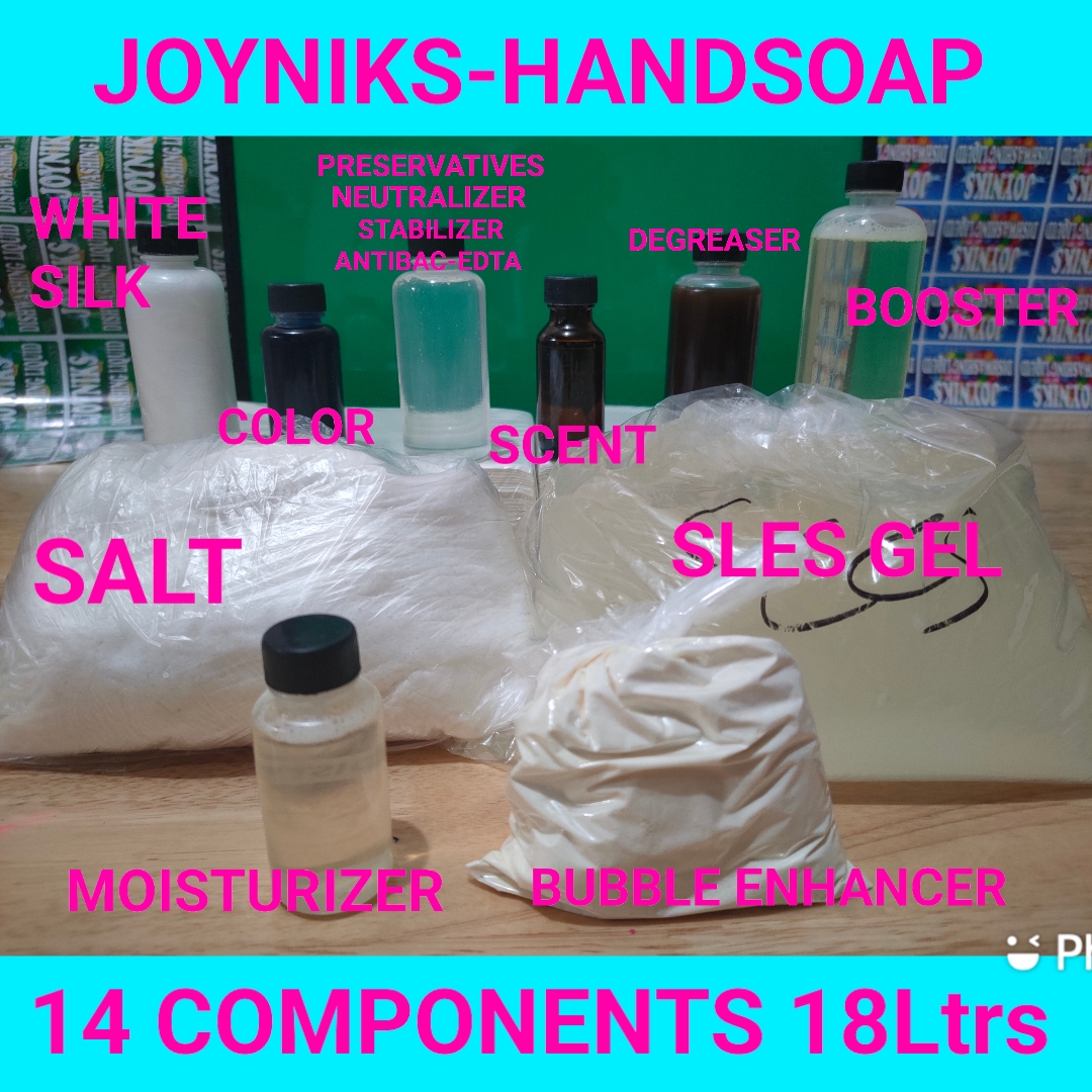 HAND SOAP +safe guard KIT DIY 1718 LITERS YIELD WITH ANTIBAC Lazada PH