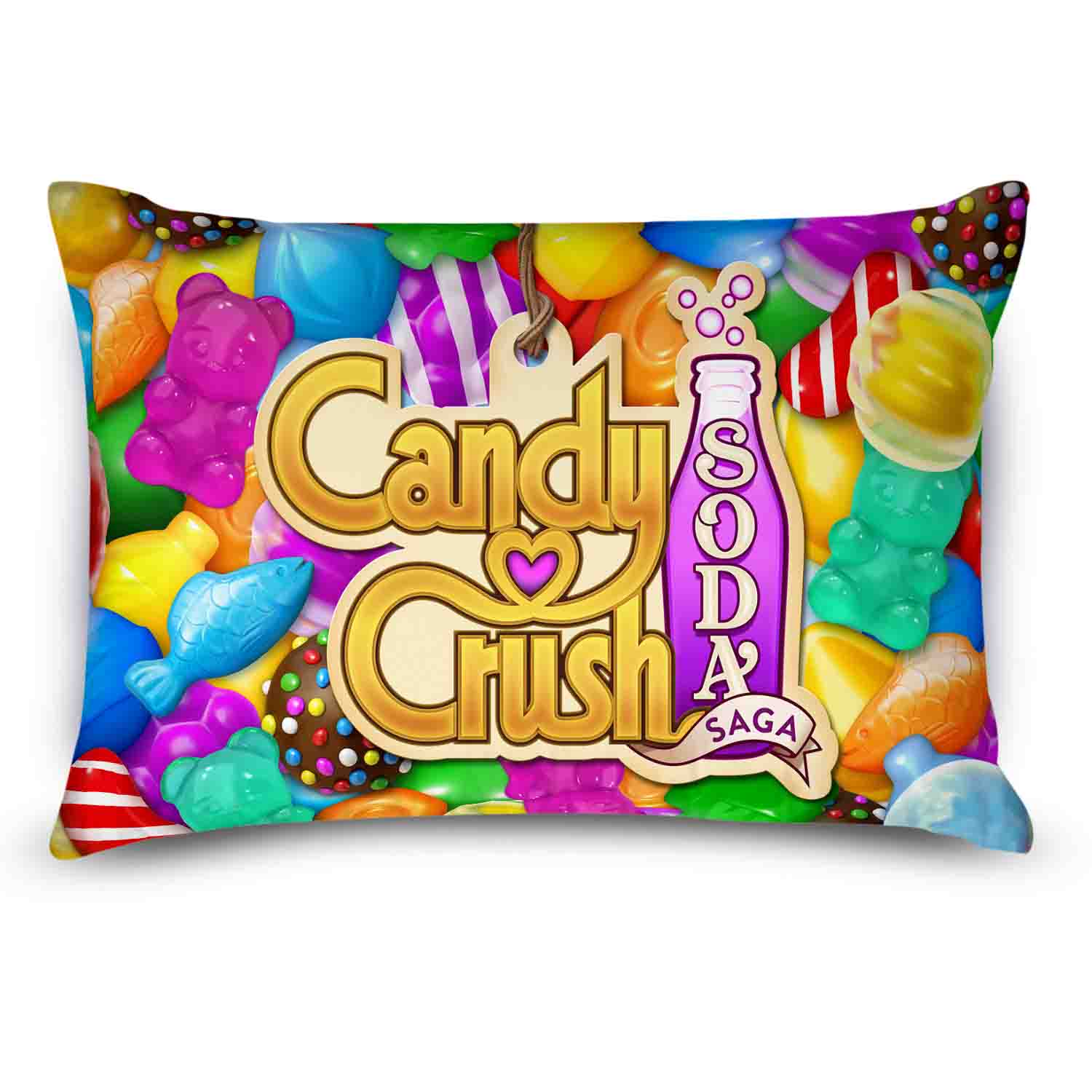 Candy Crush Pillow Big Size 18x28 inches with FREE GIFT set Lazada PH