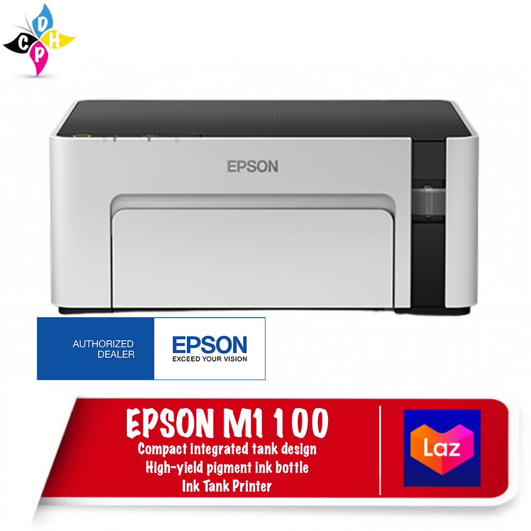 Epson Ecotank Monochrome M1100 Ink Tank Printer Lazada Ph