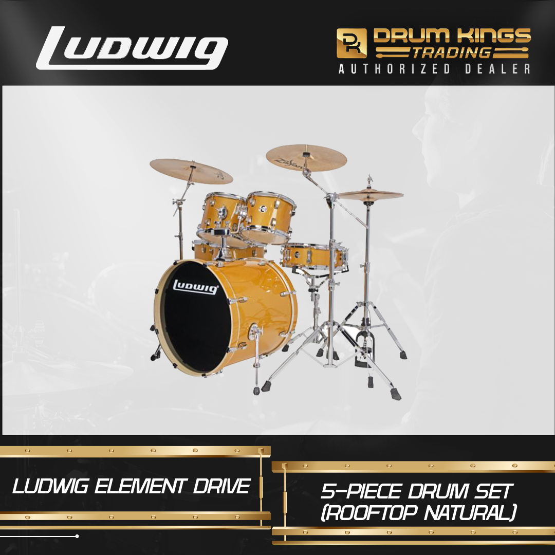 ［値下げ］ludwig elment ドラムセット11点