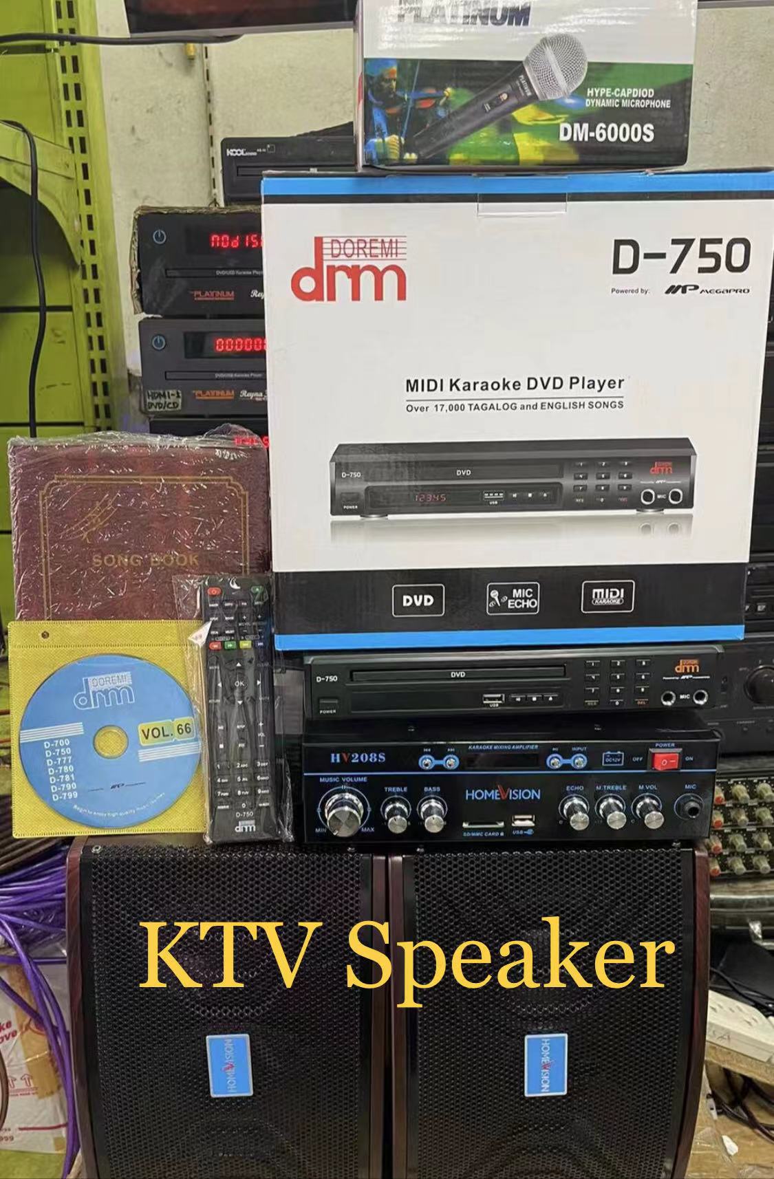 Set Karaoke/Videoke Megapro Midi D750 with 18K++songs with Amplifier