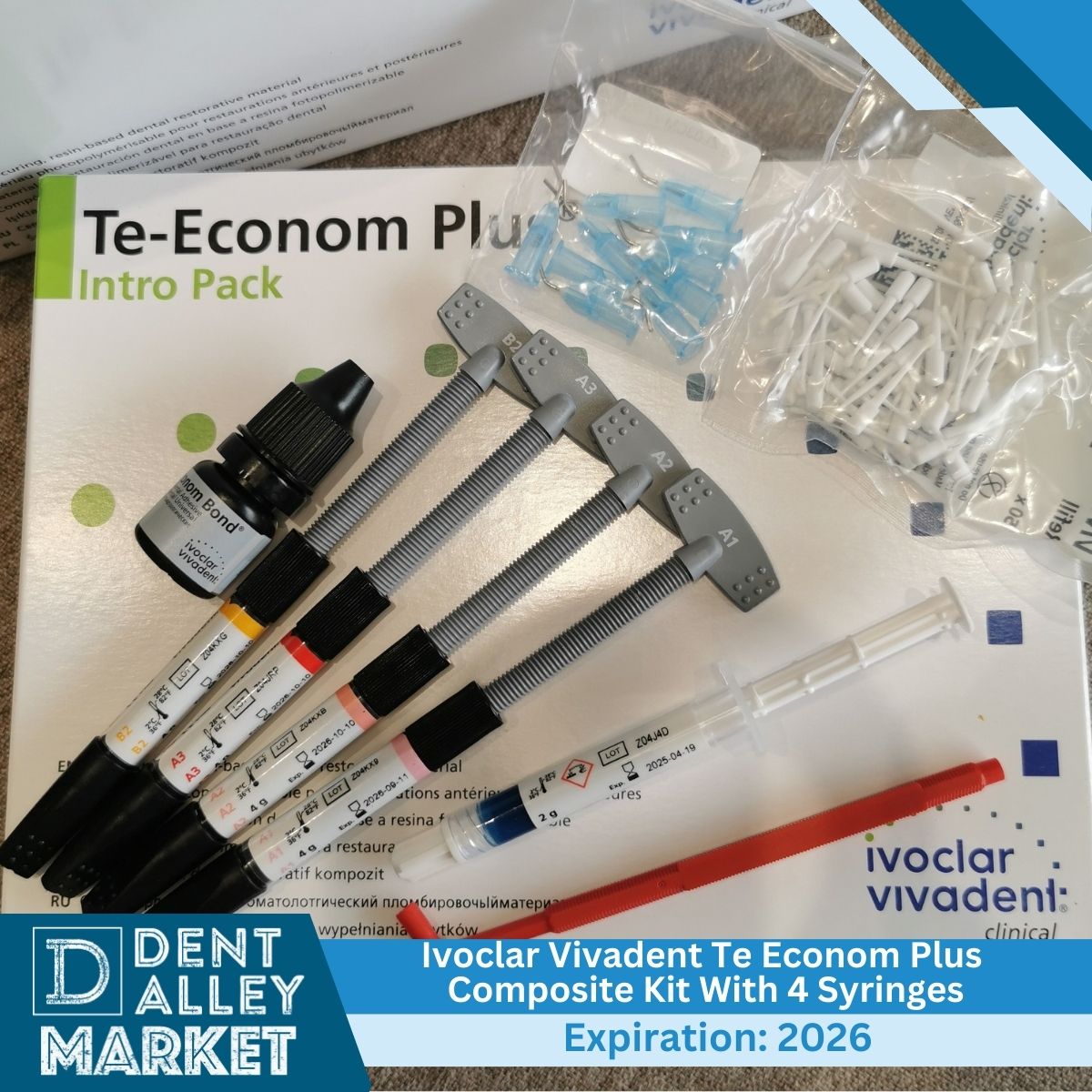 NEW Ivoclar Vivadent Te-Econom Plus Dental Kit - Light Cure System - Free Shipping