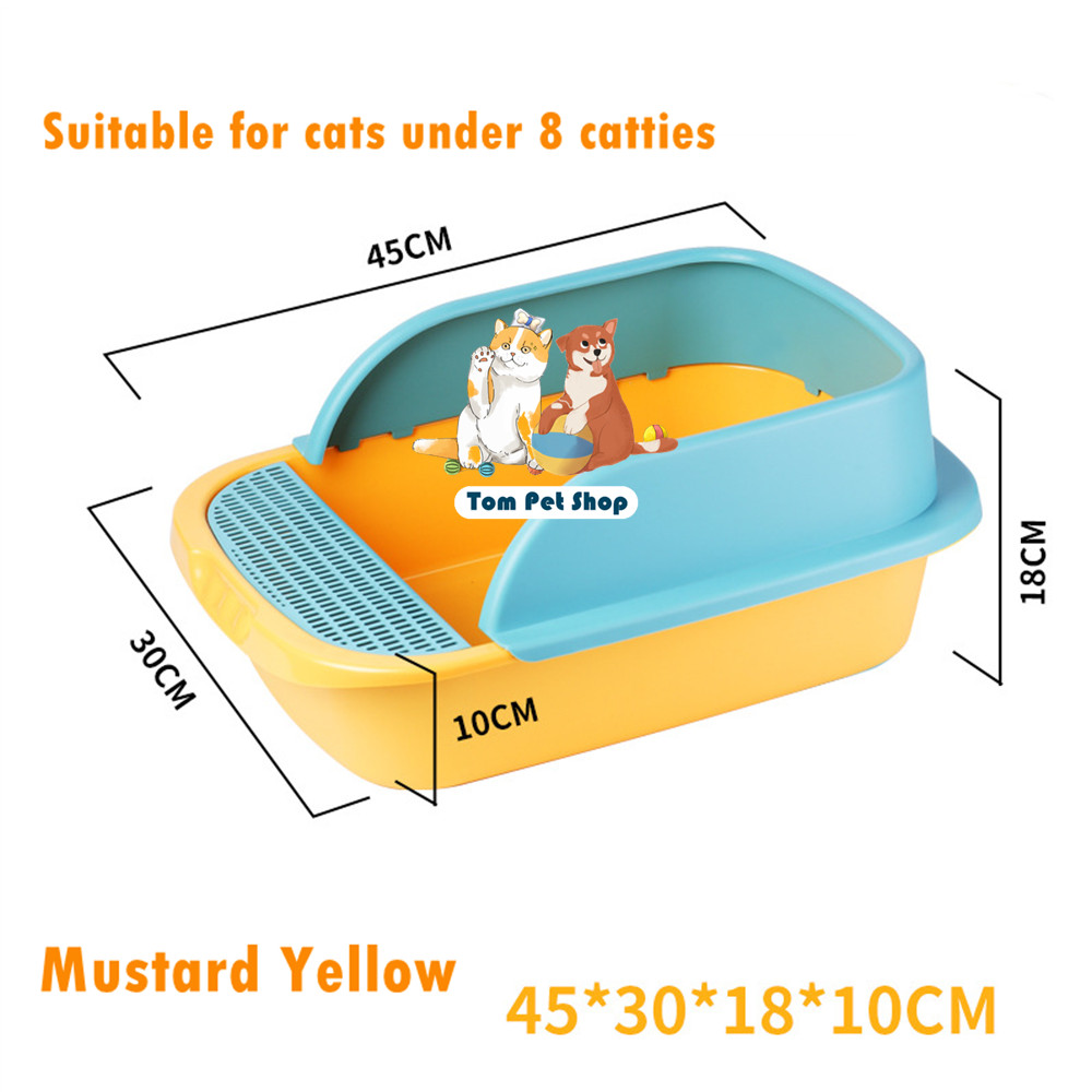 Cat Litter Box With Spoon For Cat Litter Box For Cat Toilet 45*30*28
