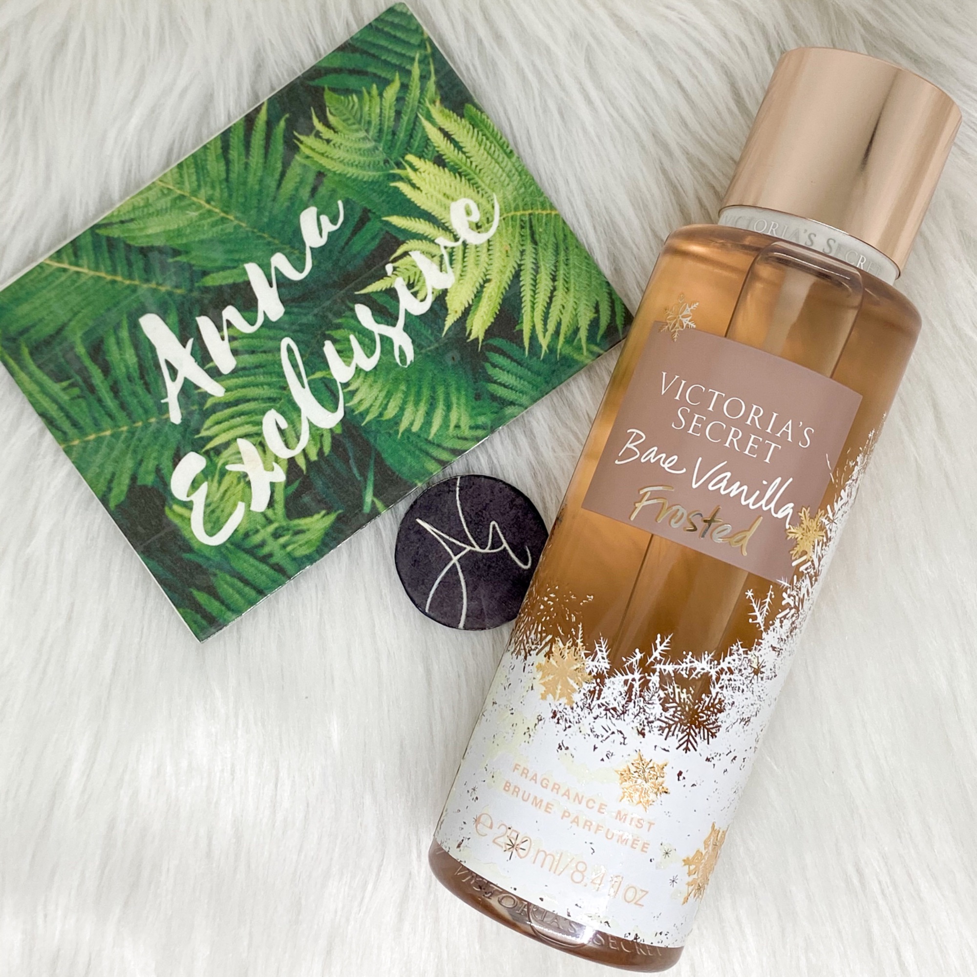 Authentic Victorias Secret BARE VANILLA FROSTED Fragrance Mist