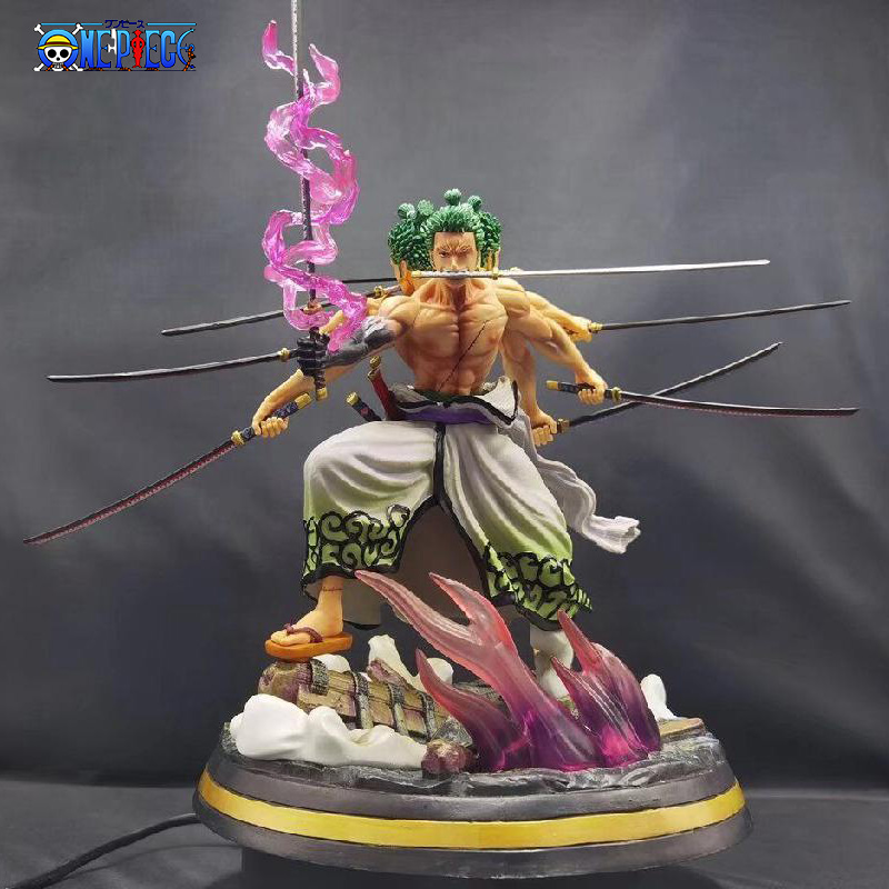 Bandai One Piece top decisive battle GK Qinglong Sauron hand-made model  modeling decoration Roroya statue collection toy gift