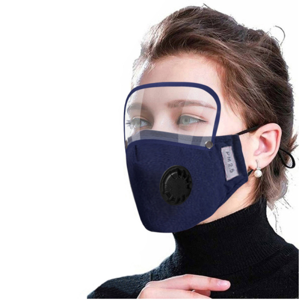 01 Khẩu trang bảo vệ toàn mặt kèm kính che mắt giúp chống khói bụi PM2.5 【hàng có sẵn, bốn màu sắc tùy chọn】 Warmlife - intl