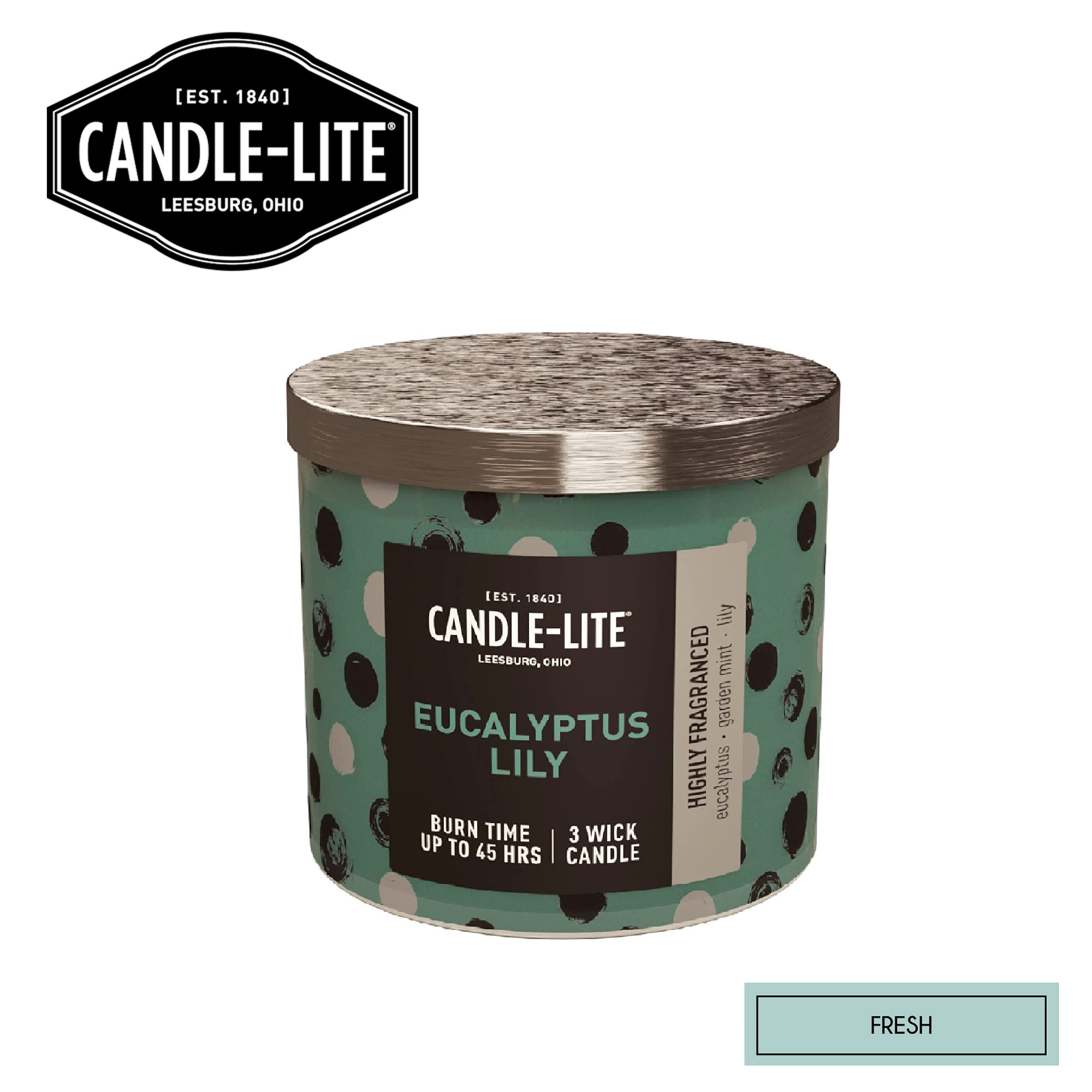 Candlelite 3wick, Eucalyptus Lily Lazada PH