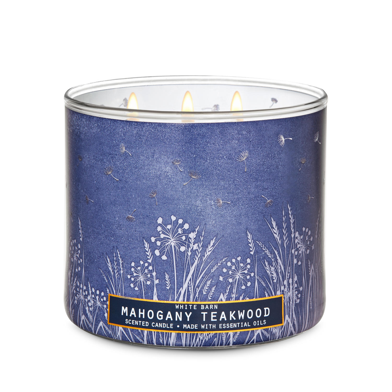 Mahogany Teakwood 3-Wick Candle - Bath And Body Works