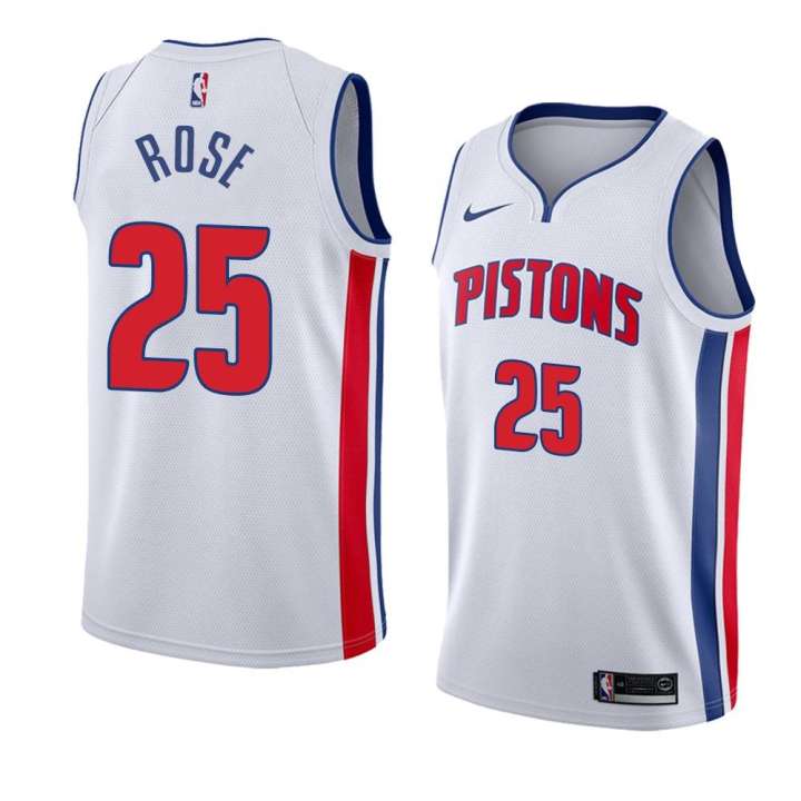 derrick rose jersey detroit pistons