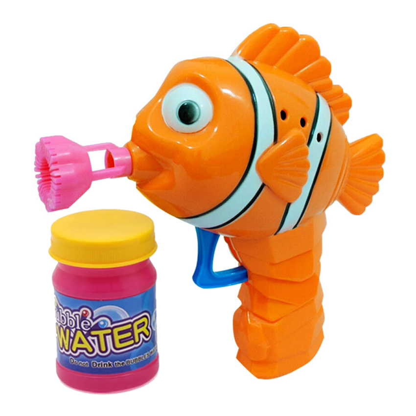 Bubble Gun Nemo Clown Fish Sea Horse Gun Shooter Soap Bubble Blower ...