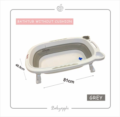BabyApple Baby Bath Tub Foldable Bathtub Babies and toddlers expandable