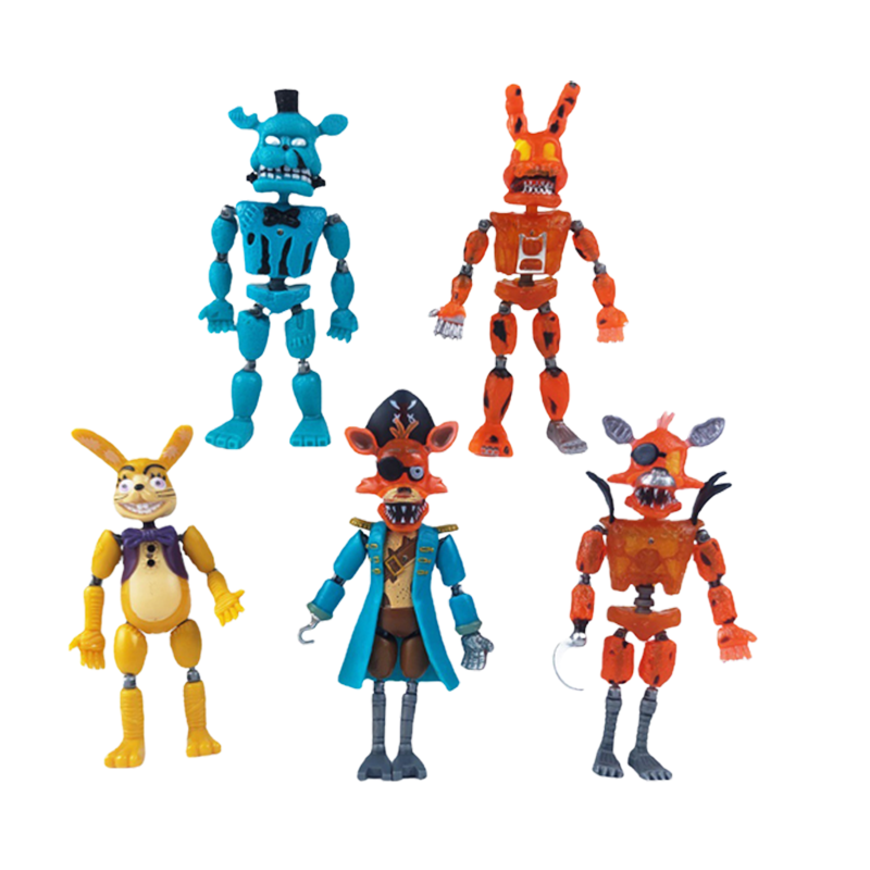 Fnaf Action Figure Set Security Breach Five Nights At Freddys Figure ...