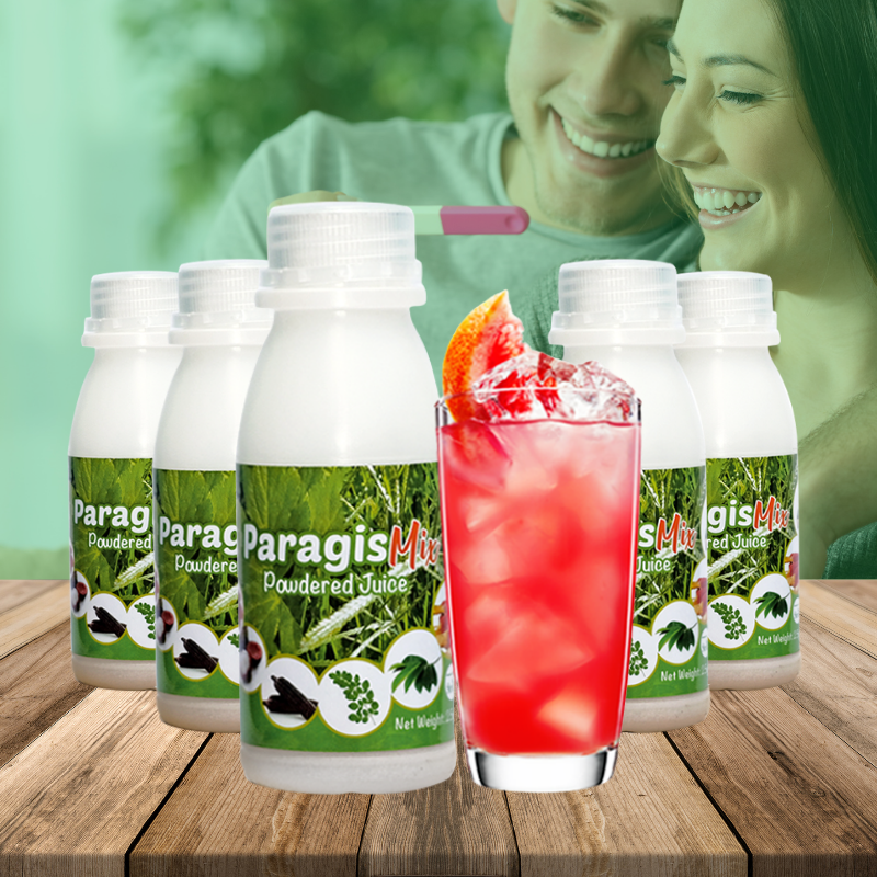 (5 BOTTLES )Quality herbal Organic Paragis Mix Powdered Juice for