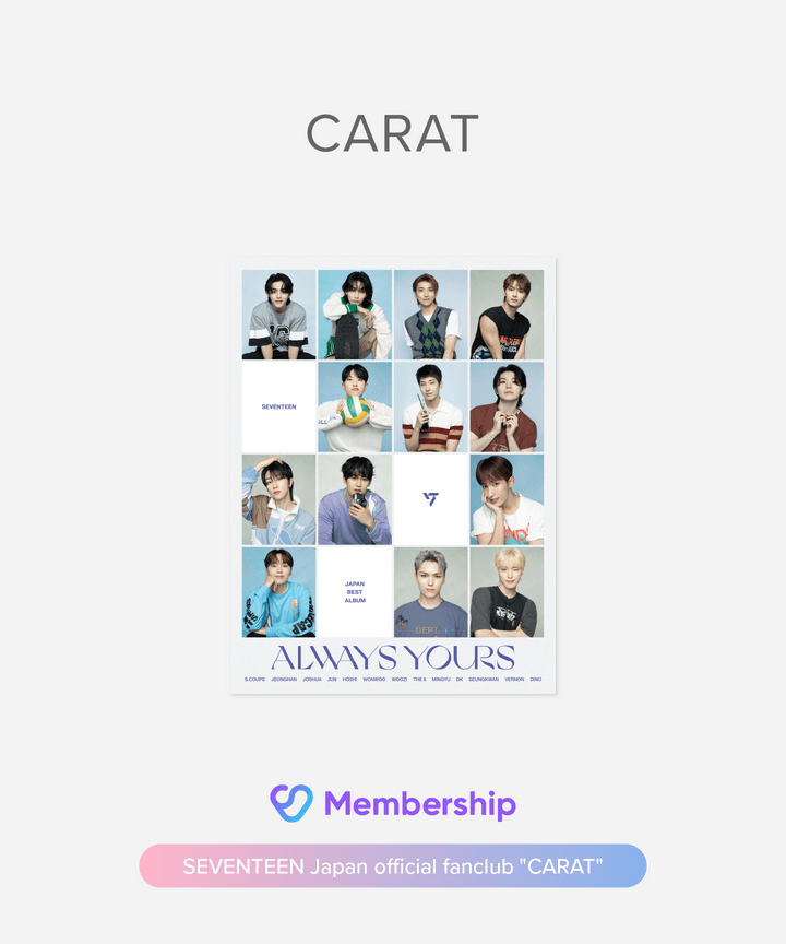 always yours ミンギュ carat盤 weverse SEVENTEEN ミンギュ ALWAYS