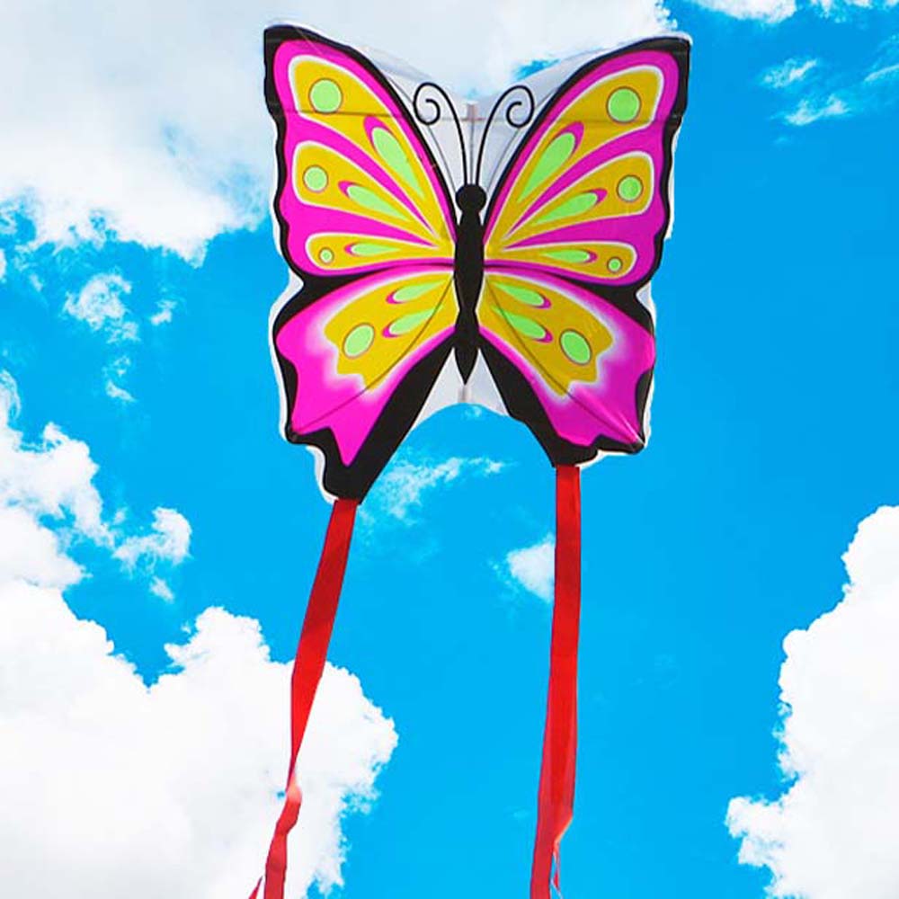 BWNTIX Garden Travel ของขวัญของเล่นเด็กสำหรับเด็กผีเสื้อนกกีฬากลางแจ้ง Flying Bird Kite Long Tail Kite ลูกบอลไฟห้อยประดับว่าวผีเสื้อ