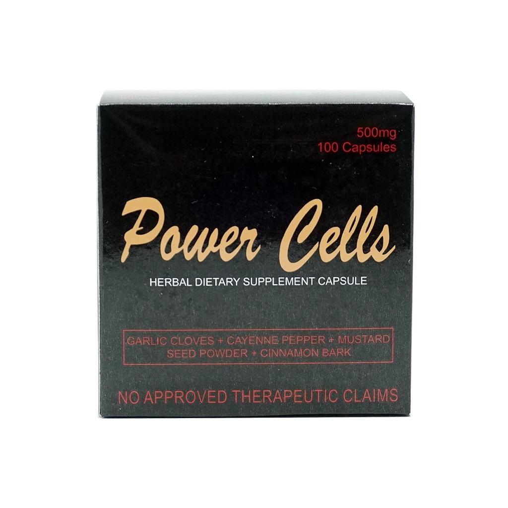 Power Cells Herbal Dietary Supplement 500mg Capsules (10 pcs/pack