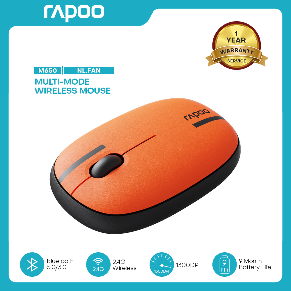 Multi-device Wireless Mouse Bluetooth 5.0 & 3.0 Mouse 2.4g