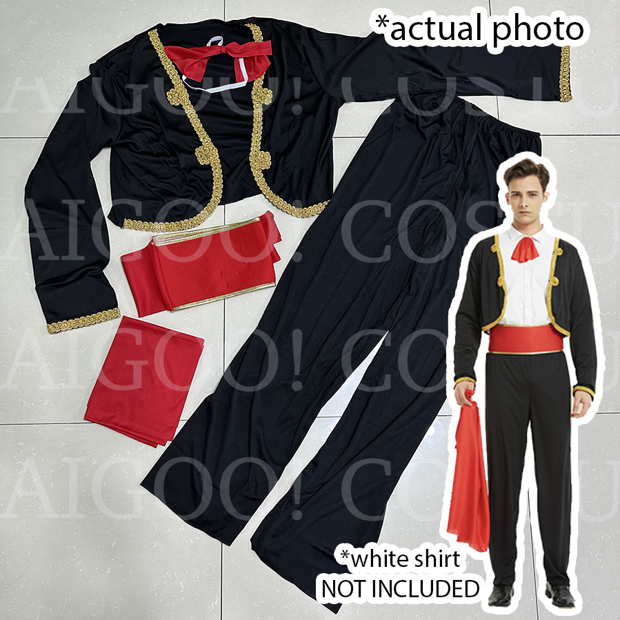United Nations Spain Costume Matador Cosplay for Men Adults