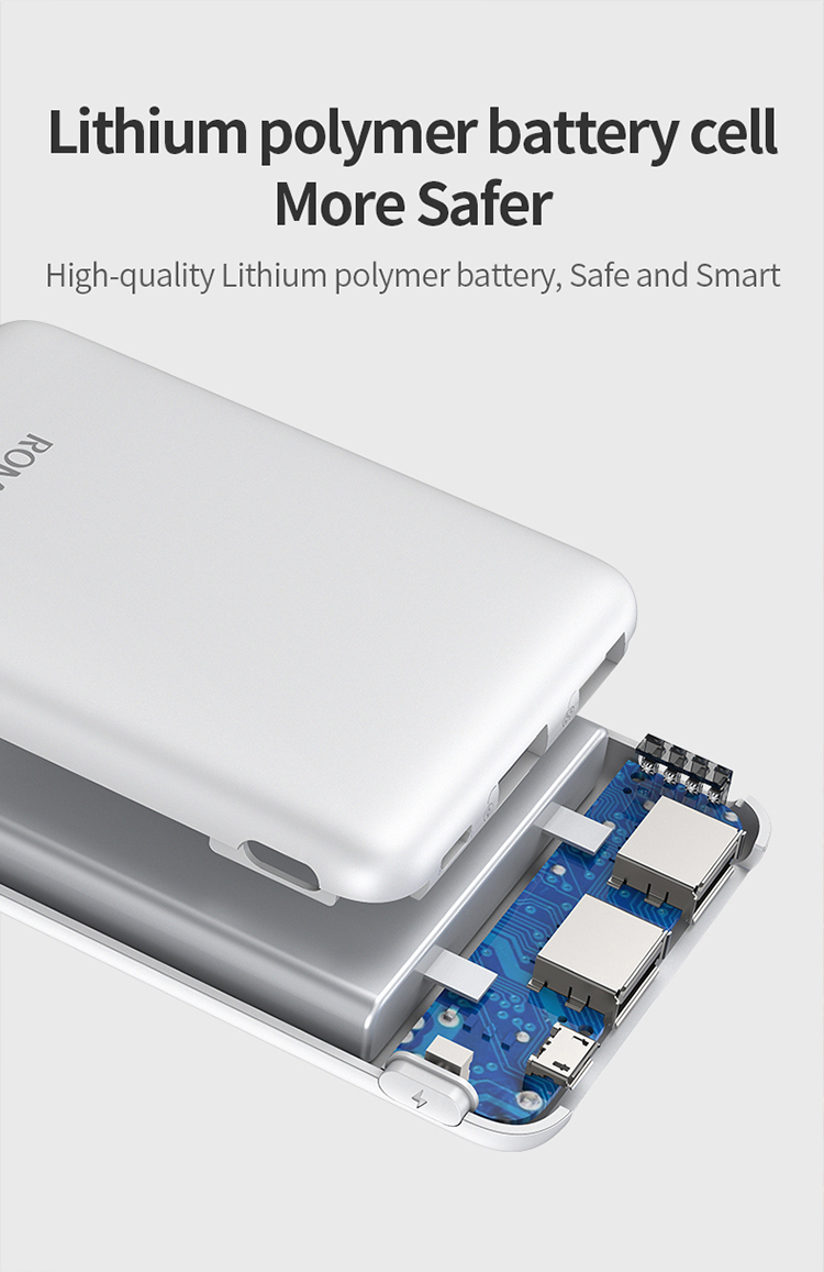 Romoss Pure 05 5000 mAh Sạc Dự Phòng Mini