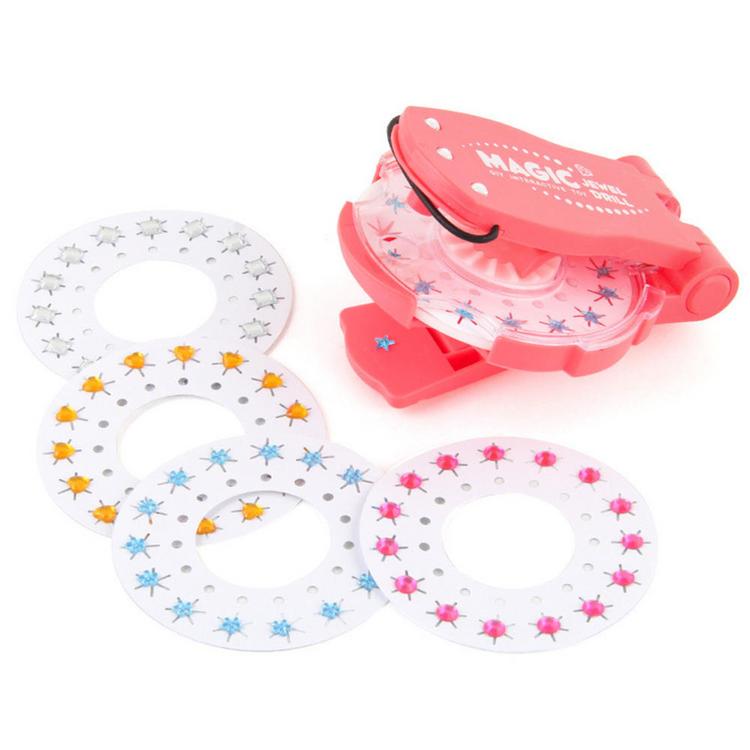 Hair Gem Bedazzler Gem Sticking Stapling Tool with DIY Fantasy Glitter