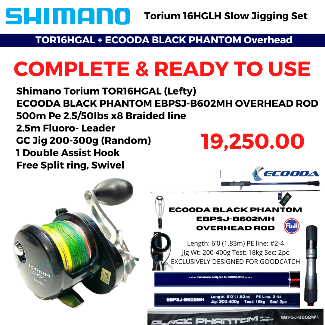 Shimano Torium 2000HG 2000PG 16HG and Ecooda Black Phantom SLOW