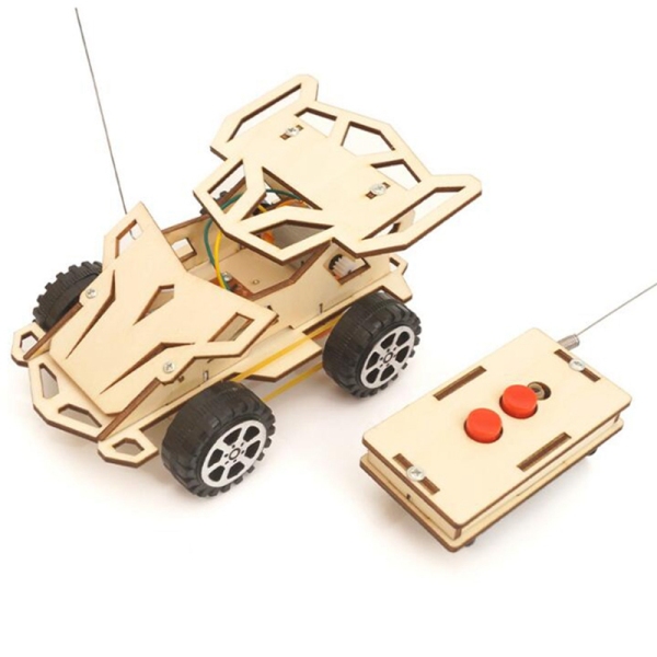 STEM Toys Science Project Education Diy Kit Wireless 4WD Remote Control Car Model Scientific Experiment Toys Kits
