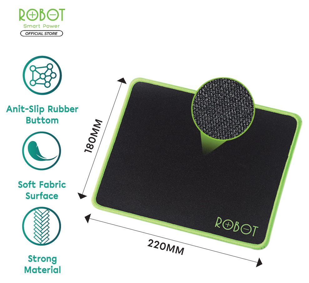 Robot RP01 Mouse Pad Antislip with Soft Surface Office Mouse Pad 1