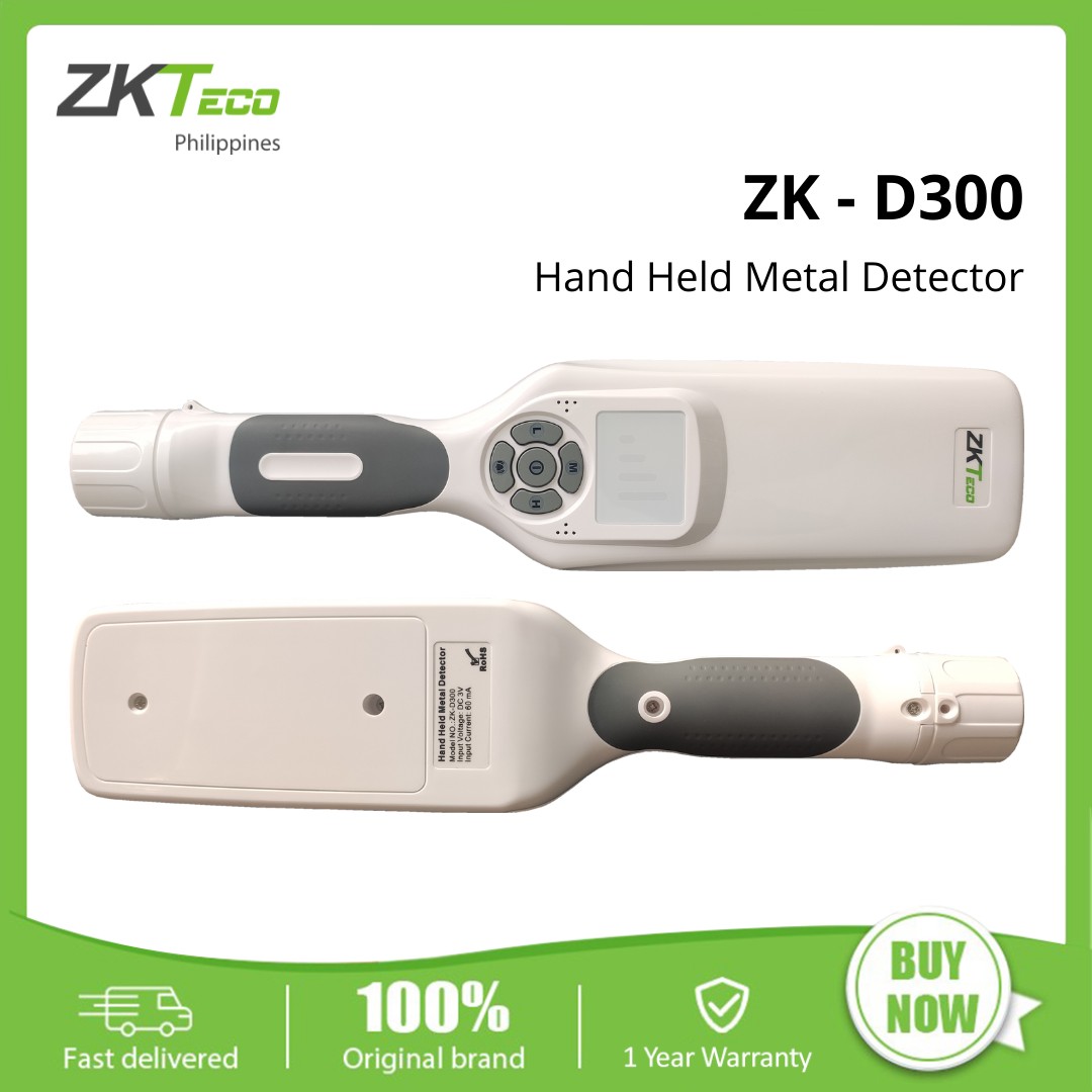 ZKTeco ZKD300 Handheld Metal Detector For Topclass Security Applications High Sensitivity