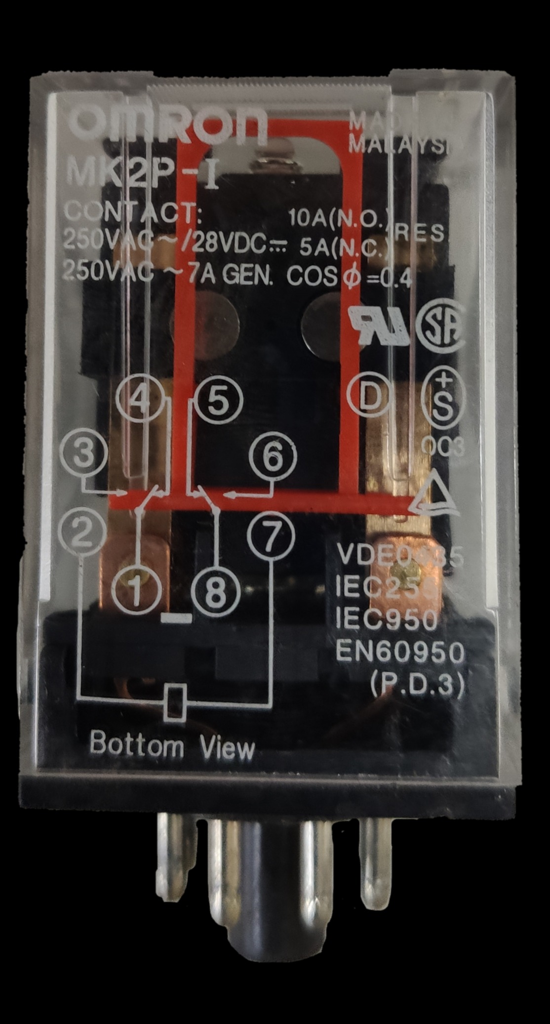 MK2PI 24V DC Relay, Relay, Switch Relay 24V DC 8 Pins, Relay Switch