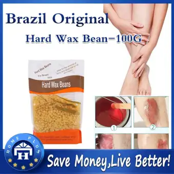 100g Brazil Original 100g No Strip Hard Wax Bean Pellet For Leg