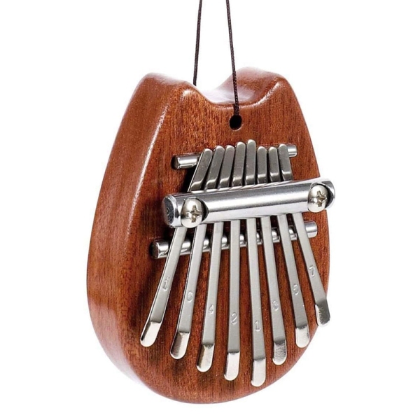 Mini Kalimba Thumb Piano Solid Wood 8 Keys Finger Piano for Children Gift Birthday Party Outdoor Leisure Instruments