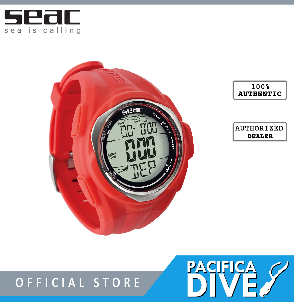 SEAC Partner Dive Computer, Red | Lazada PH