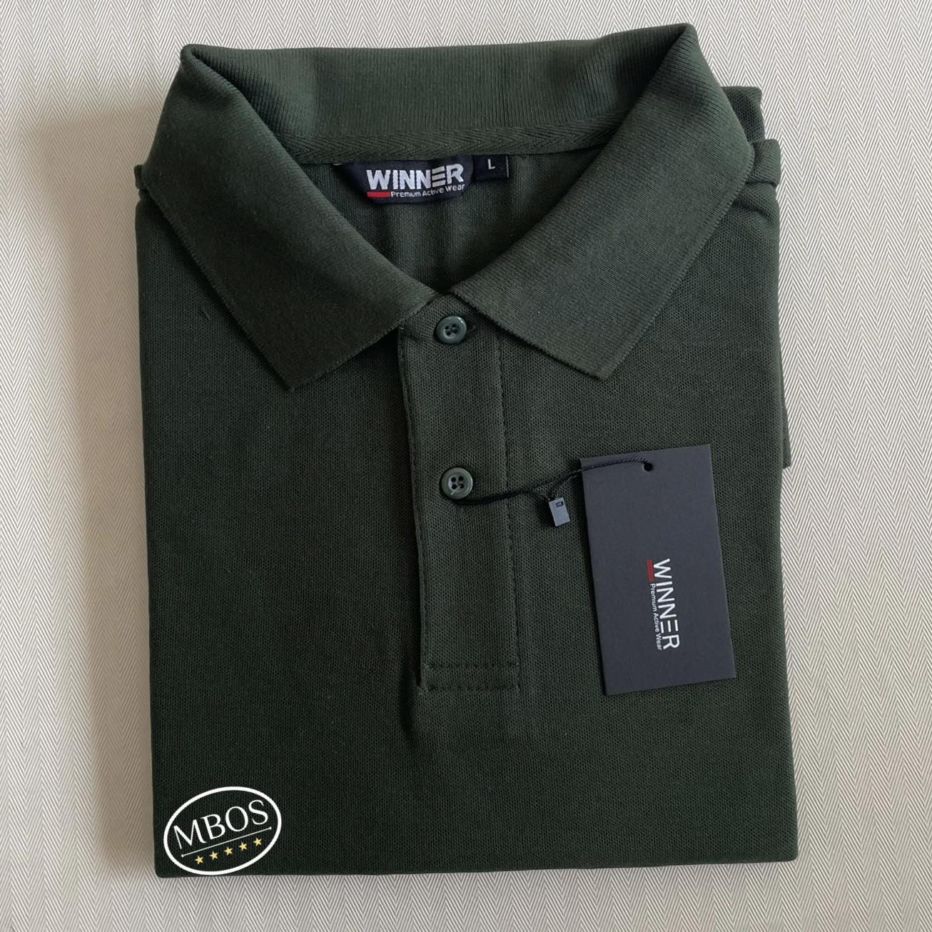 Winner Polo Shirt Plain White, Black, Blue, Gray, Red, Magenta