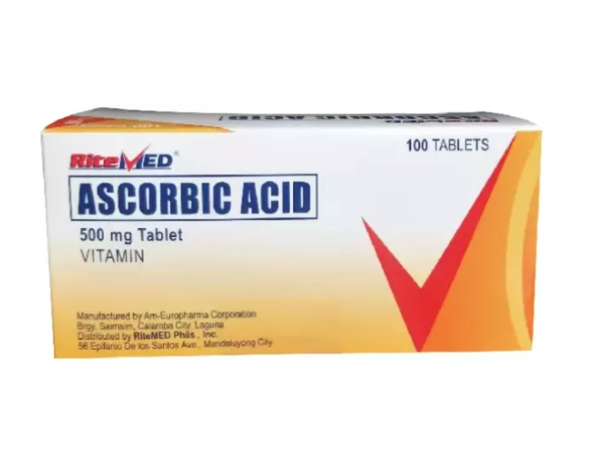 RiteMed Ascorbic Acid Vitamin C 500mg (100 Tablets) Immunity Cecon