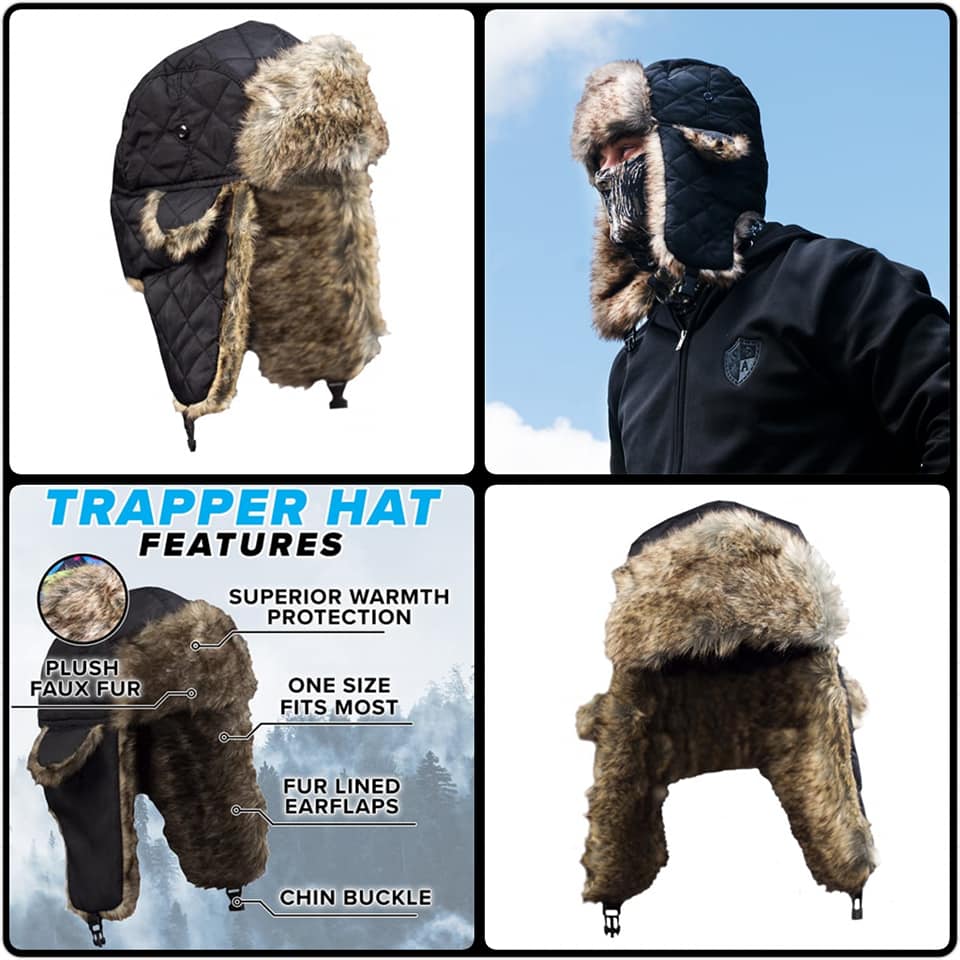 fishing trapper hat