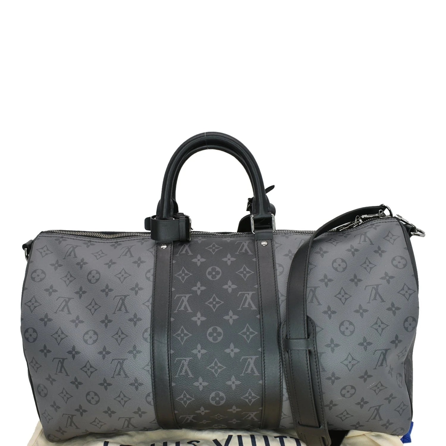 Louis Vuitton NBA S1 Black Keepall Bag Black Leather 50 ref.1012558 - Joli  Closet