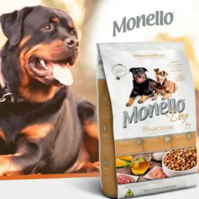 Imported Monello Premium Dog Food Traditional Made in Brazil - 1kg