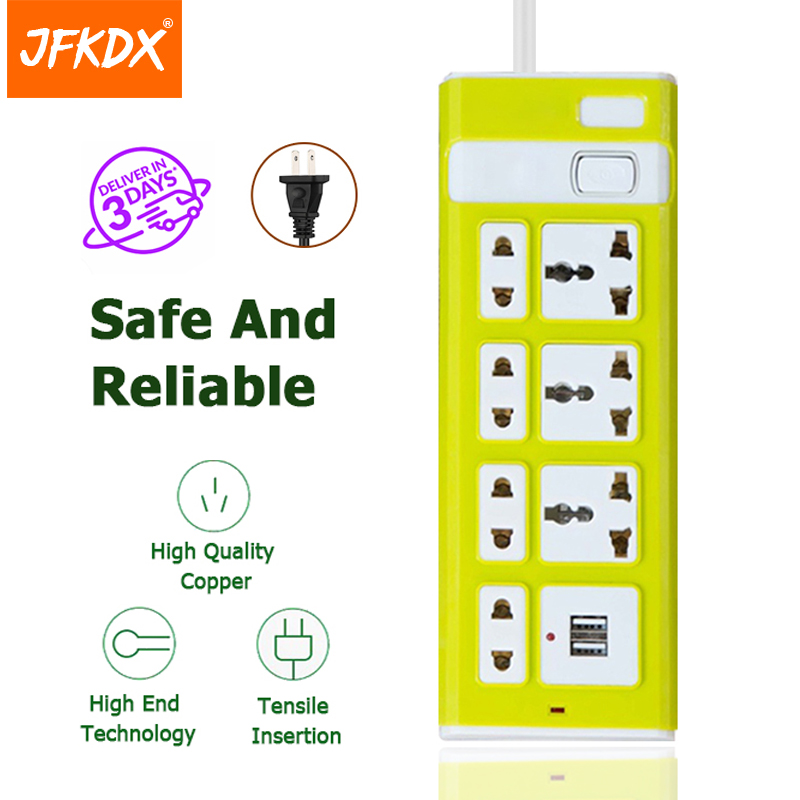 Heavy Duty Extension Cord with Multiple Universal Socket and 2 USB Port