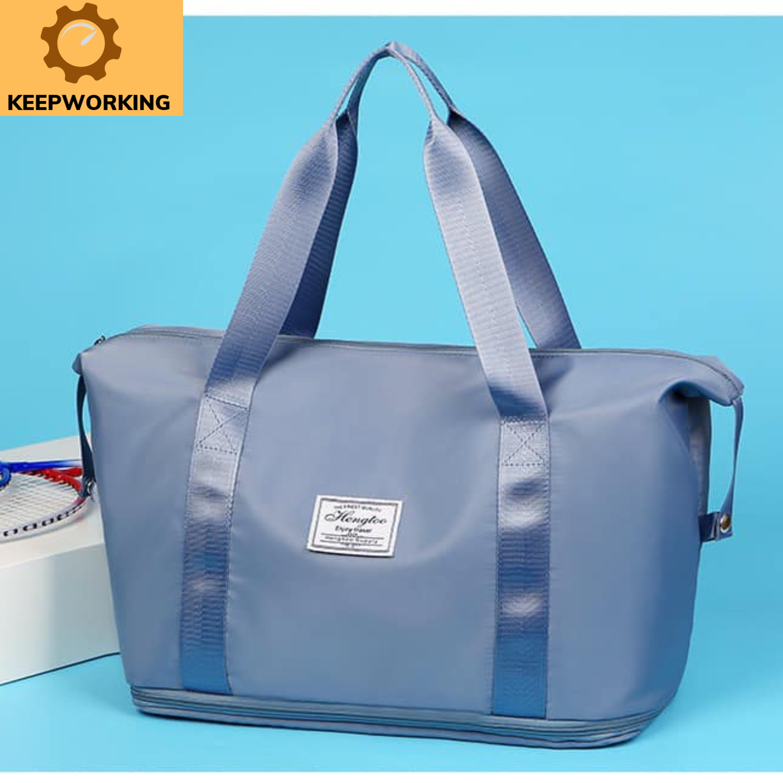 Keep Working Folding Causal Travel Bag Large Capacity Handbag Duffle